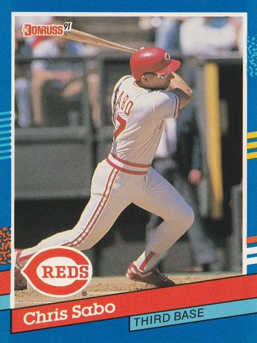 Chris Sabo - Donruss 91 MLB Baseball Card